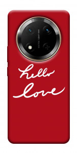 Чехол Hello love для Huawei Honor X9c