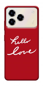 Чехол Hello love для ZTE Blade A76 4G