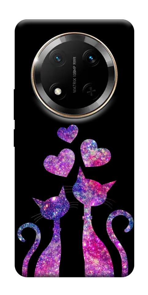Чехол Космические коты для Huawei Honor X9c
