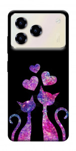 Чехол Космические коты для ZTE Blade A76 4G