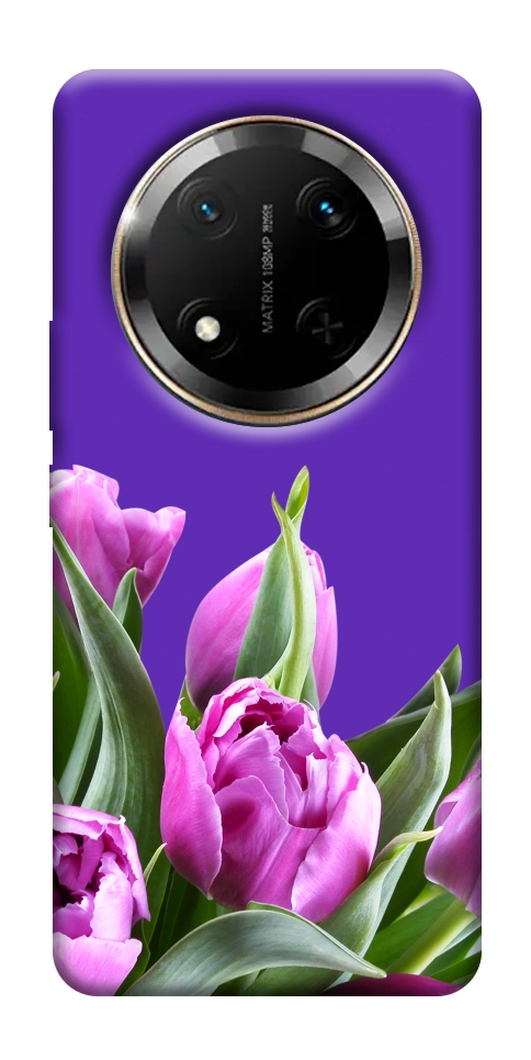Чохол Тюльпани для Huawei Honor X9c