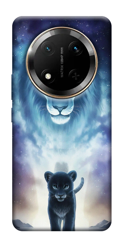 Чехол Львы для Huawei Honor X9c