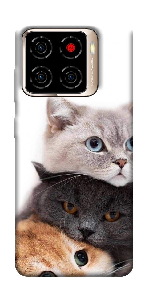 Чохол Три коти для ZTE Blade A56