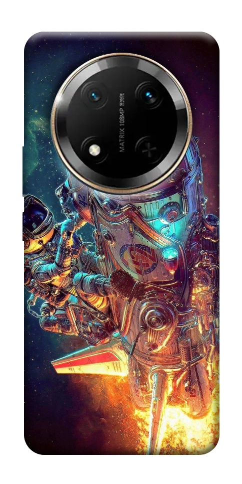 Чехол Космический корабль для Huawei Honor X9c