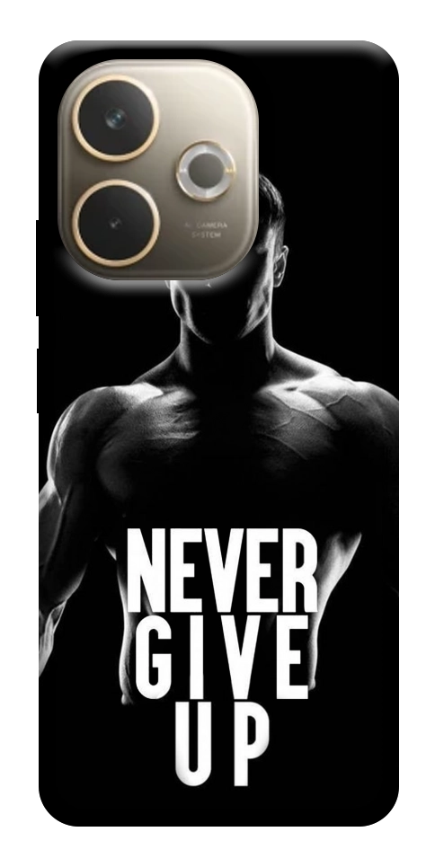 Чехол Never give up для Oppo A5 Pro 4G