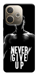 Чехол Never give up для Oppo A5 Pro 4G