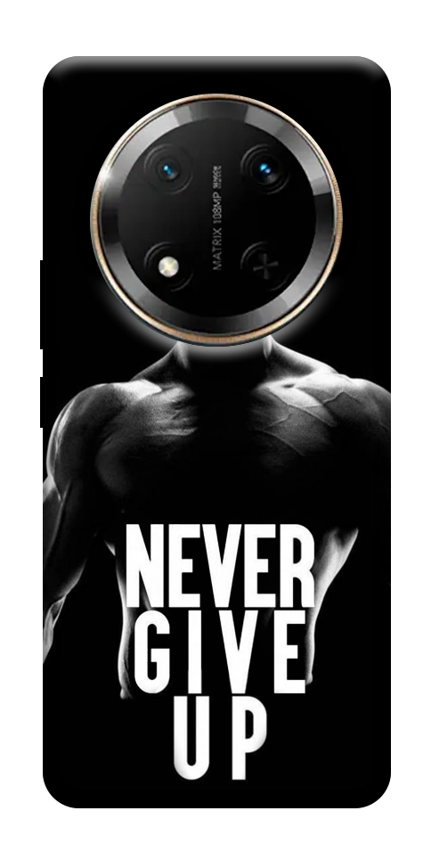 Чехол Never give up для Huawei Honor X9c