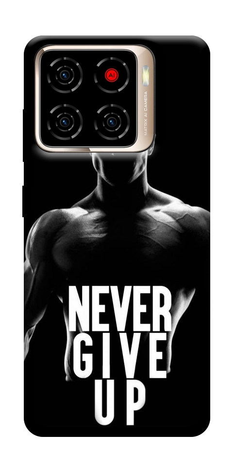 Чехол Never give up для ZTE Blade A56