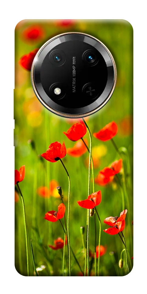 Чехол Маковое поле для Huawei Honor X9c