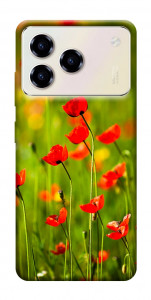 Чехол Маковое поле для ZTE Blade A76 4G
