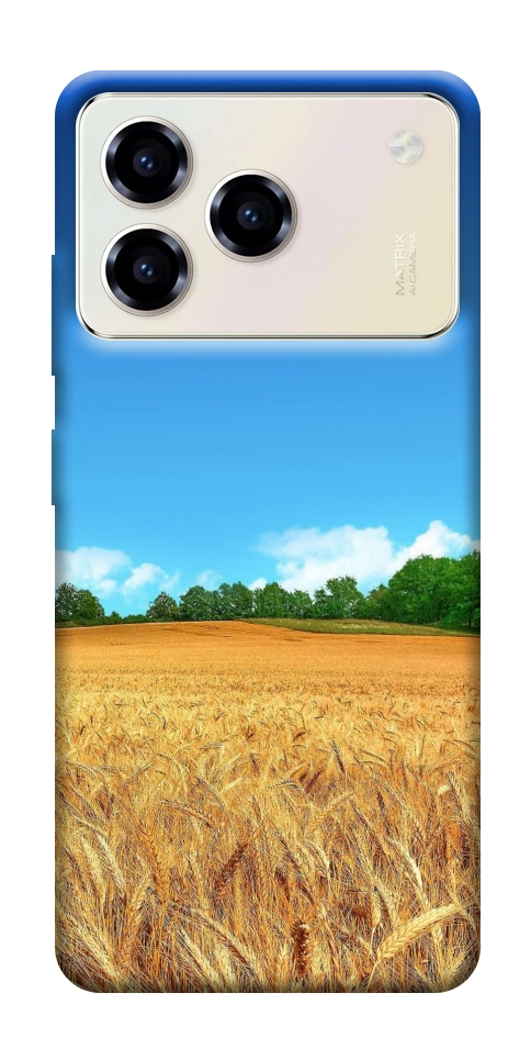 Чехол Пшеничное поле для ZTE Blade A76 4G