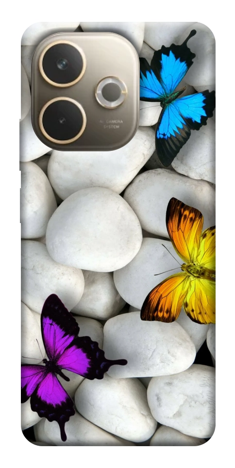Чехол Butterflies для Oppo A5 Pro 4G
