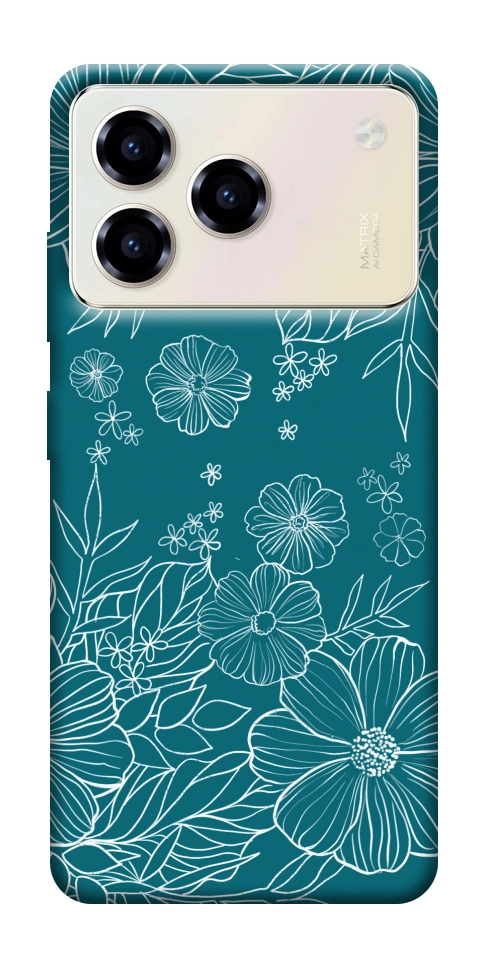 Чехол Botanical illustration для ZTE Blade A76 4G