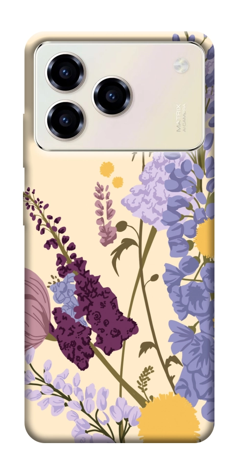 Чехол Flowers art для ZTE Blade A76 4G