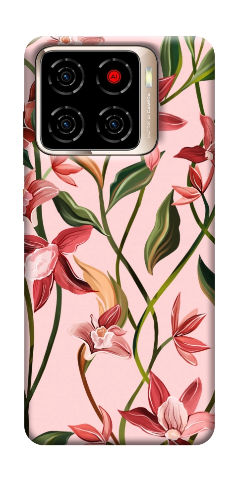 Чехол Floral motifs для ZTE Blade A56