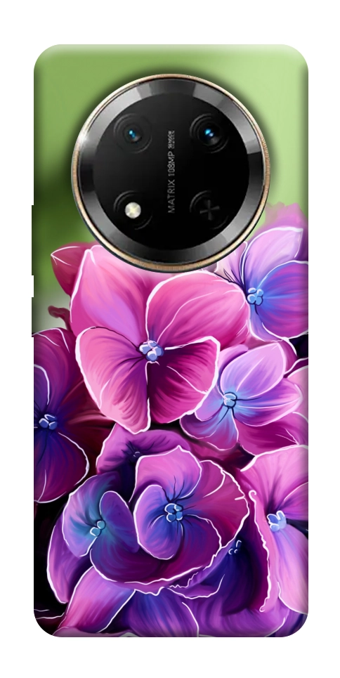 Чехол Кружевная гортензия для Huawei Honor X9c