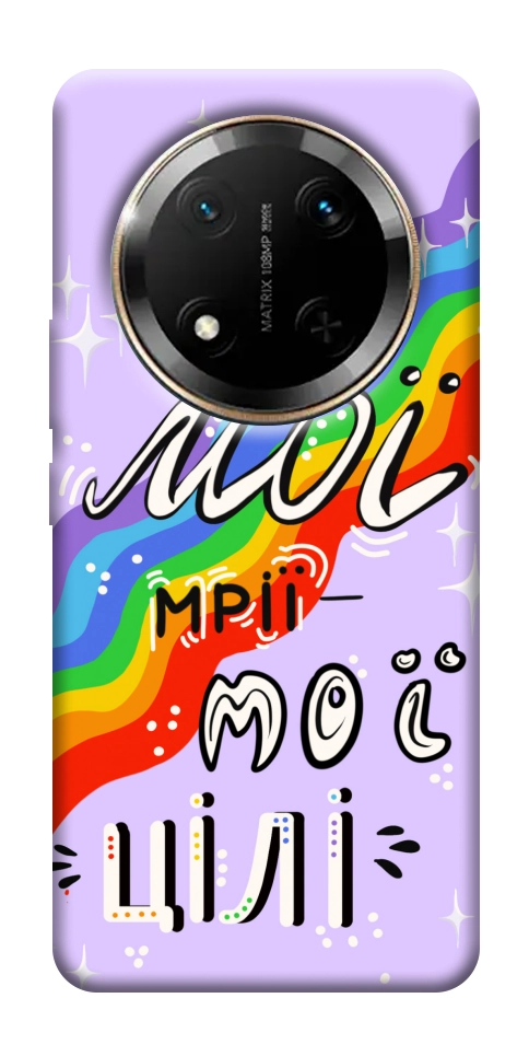 Чехол Мої мрії мої цілі для Huawei Honor X9c