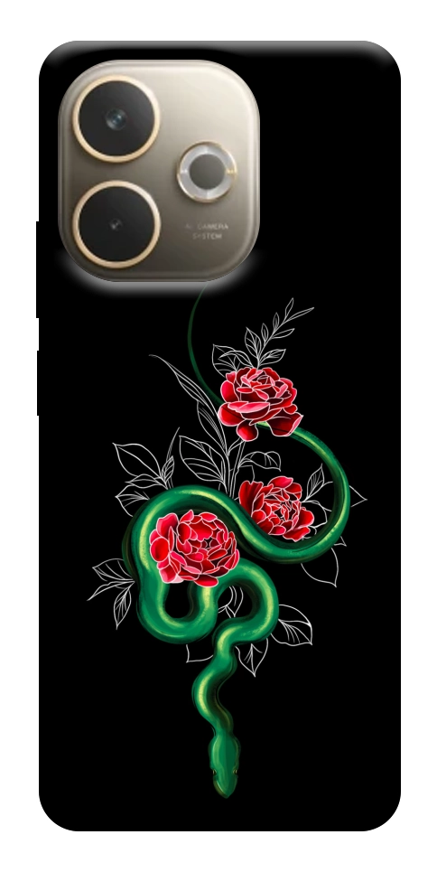 Чехол Snake in flowers для Oppo A5 Pro 4G
