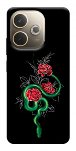 Чохол Snake in flowers для Oppo A5 Pro 4G