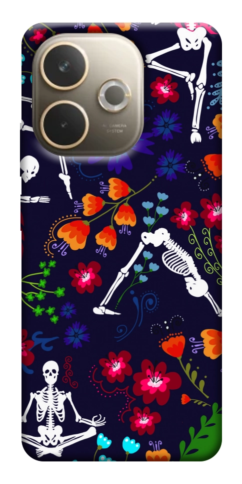 Чехол Yoga skeletons для Oppo A5 Pro 4G