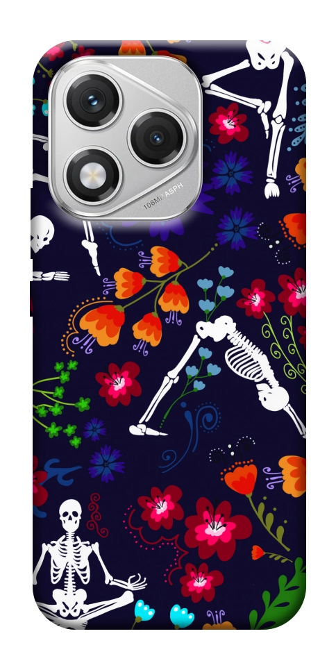 Чехол Yoga skeletons для Huawei Honor 400 Lite