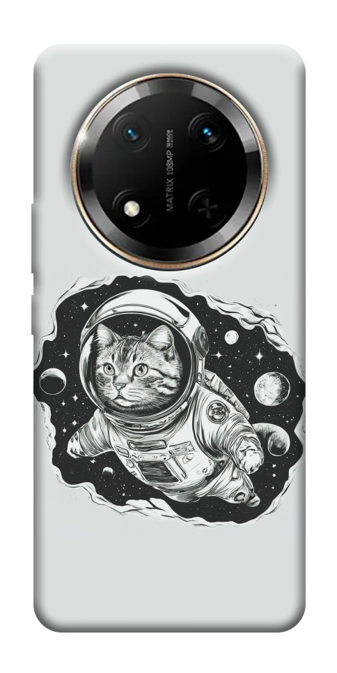 Чехол Кот космонавт для Huawei Honor X9c