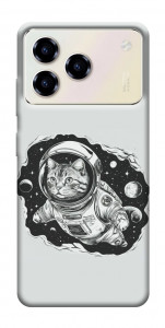 Чохол Кіт космонавт для ZTE Blade A76 4G