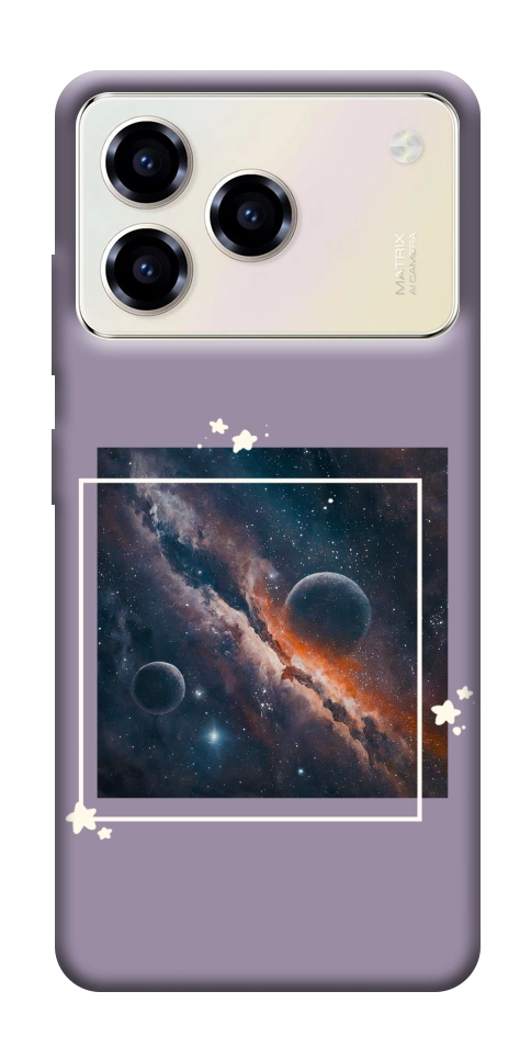 Чехол Космос в квадрате для ZTE Blade A76 4G