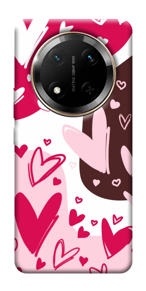 Чехол Hearts mood для Huawei Honor X9c