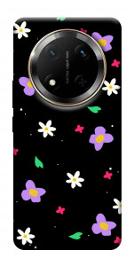 Чехол Цветы и лепестки для Huawei Honor X9c