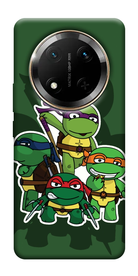 Чехол Green turtles для Huawei Honor X9c
