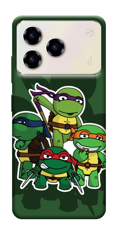 Чехол Green turtles для ZTE Blade A76 4G