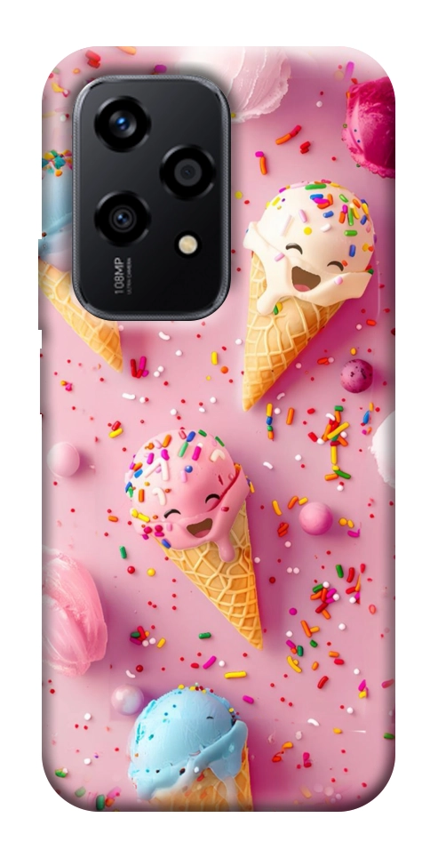 Чехол Веселое мороженое для Huawei Honor 200 Lite