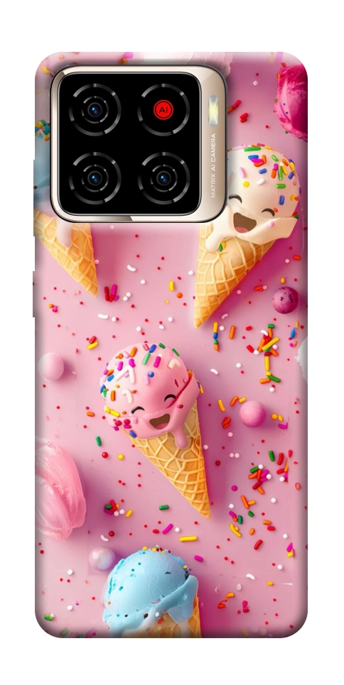 Чохол Веселе морозиво для ZTE Blade A56