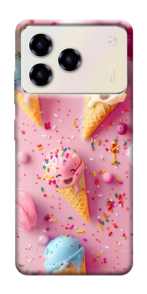 Чохол Веселе морозиво для ZTE Blade A76 4G