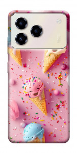 Чохол Веселе морозиво для ZTE Blade A76 4G
