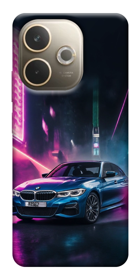 Чехол Неоновое BMW для Oppo A5 Pro 4G