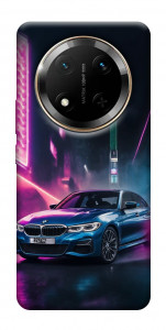 Чехол Неоновое BMW для Huawei Honor X9c
