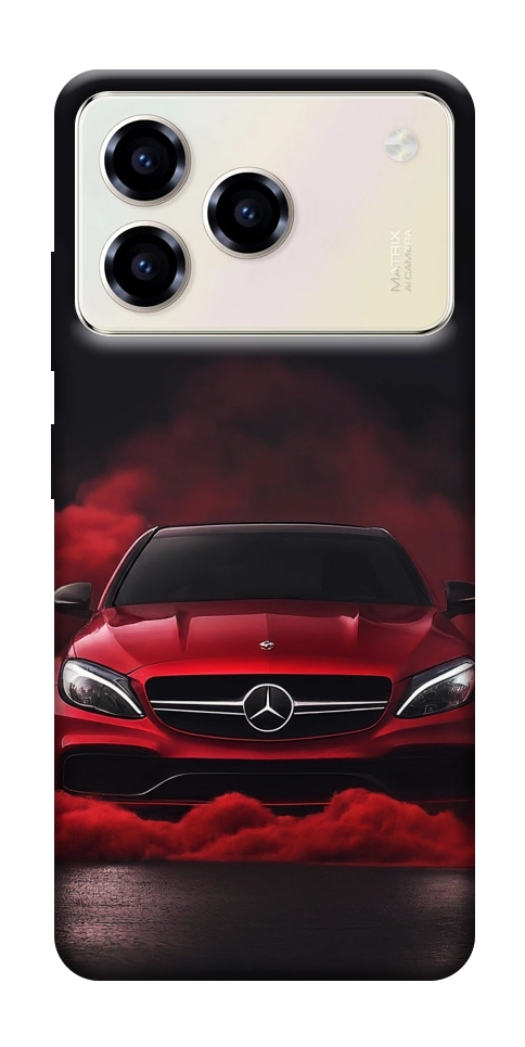 Чехол Red Mercedes для ZTE Blade A76 4G