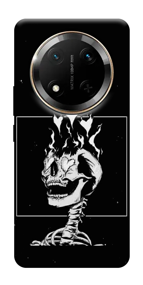 Чехол Искрит сердца для Huawei Honor X9c