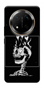 Чехол Искрит сердца для Huawei Honor X9c