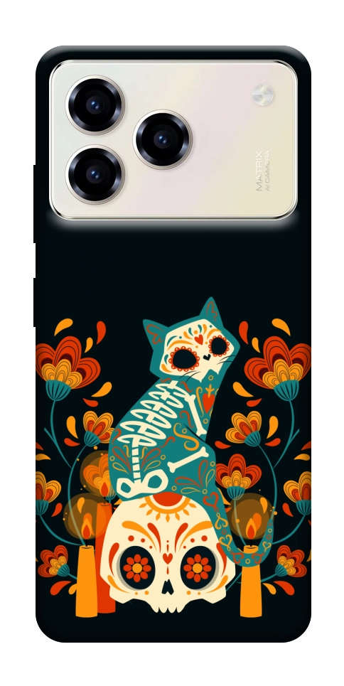 Чехол Bones and Blooms для ZTE Blade A76 4G