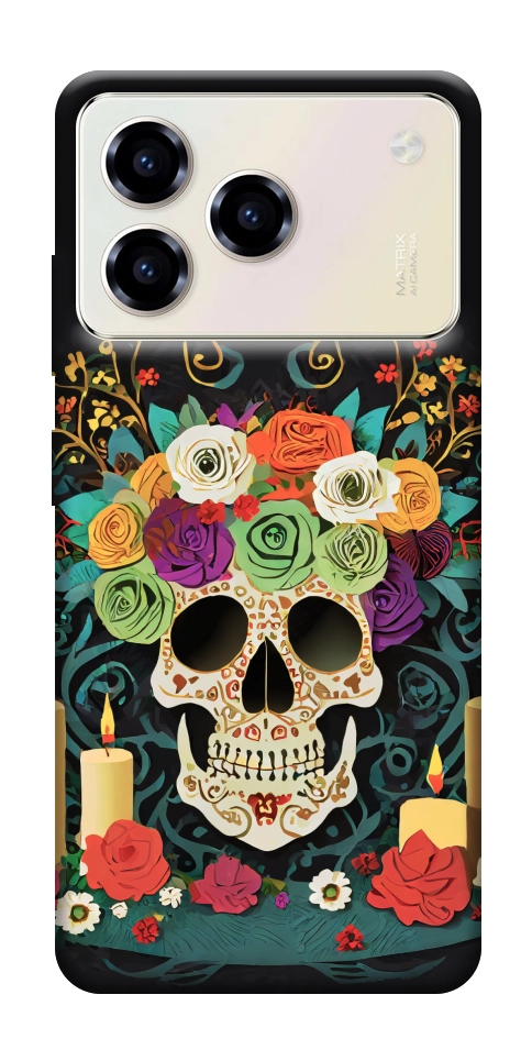 Чехол Skull of celebration для ZTE Blade A76 4G