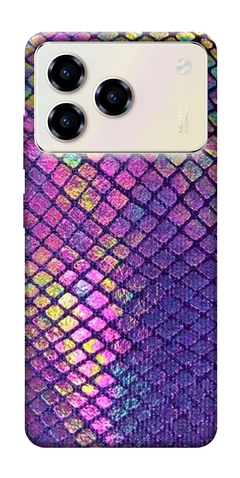 Чехол Neon snake skin для ZTE Blade A76 4G