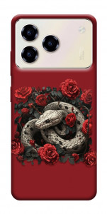 Чохол Roses snake для ZTE Blade A76 4G
