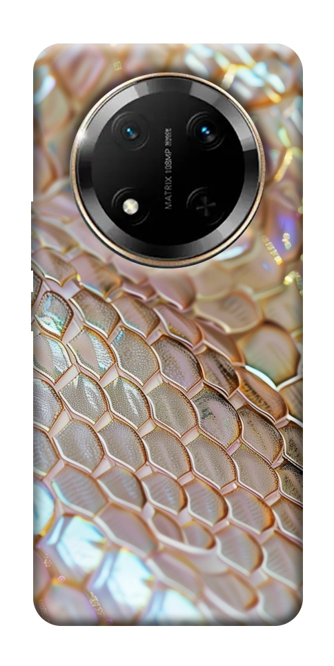 Чехол Gold snake skin для Huawei Honor X9c