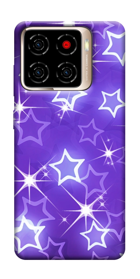 Чехол Purple sparkles для ZTE Blade A56