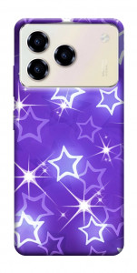 Чохол Purple sparkles для ZTE Blade A76 4G