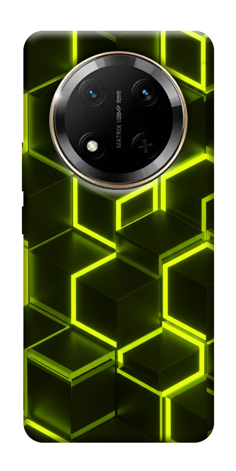 Чехол Neon hexagon для Huawei Honor X9c