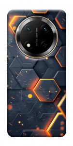 Чехол Burning hex pattern для Huawei Honor X9c
